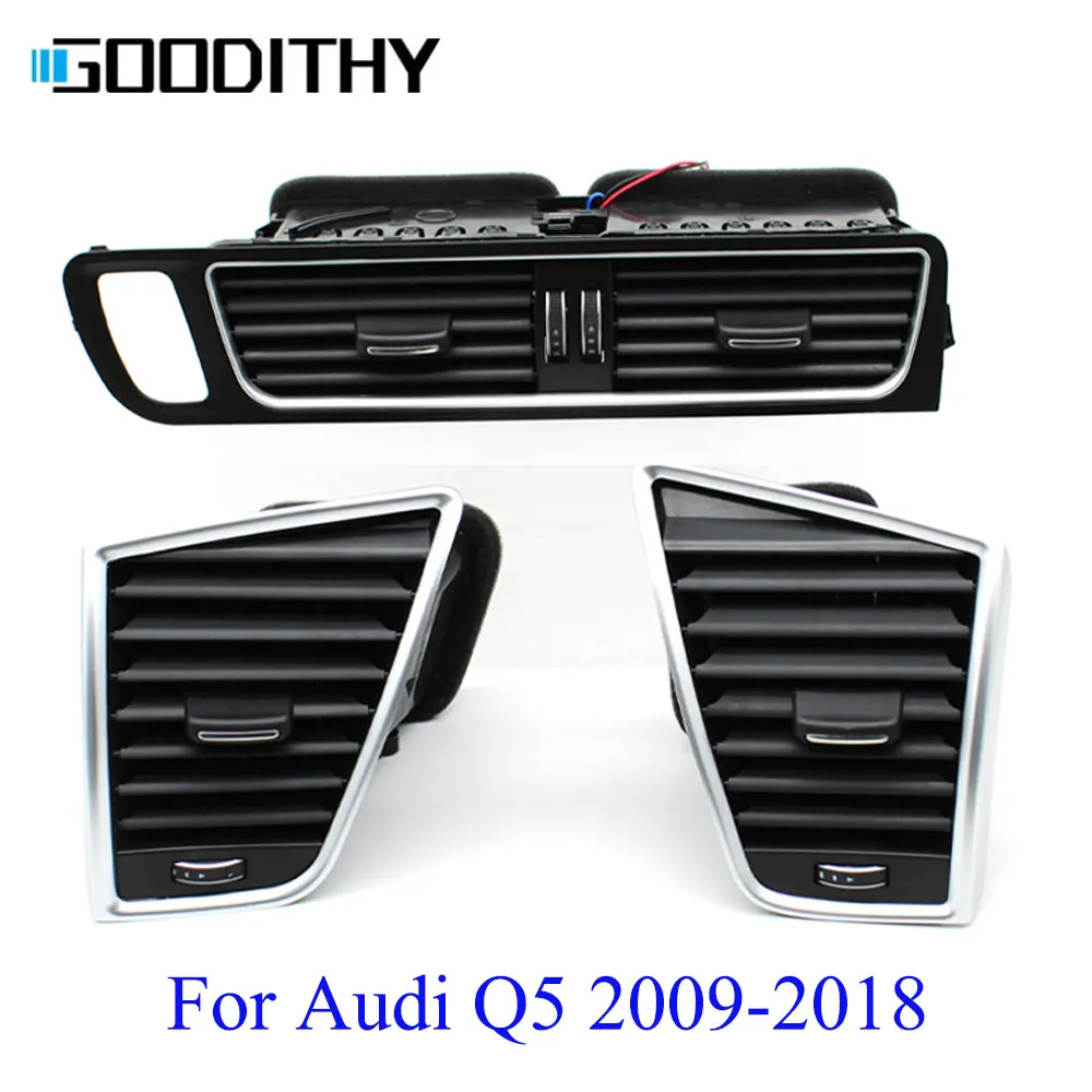 

LHD Dashboard Front Center Left Right AC Air Vent Grille Outlet Assembly Replacement For Audi Q5 2009-2018 8R1820951 8R1820901