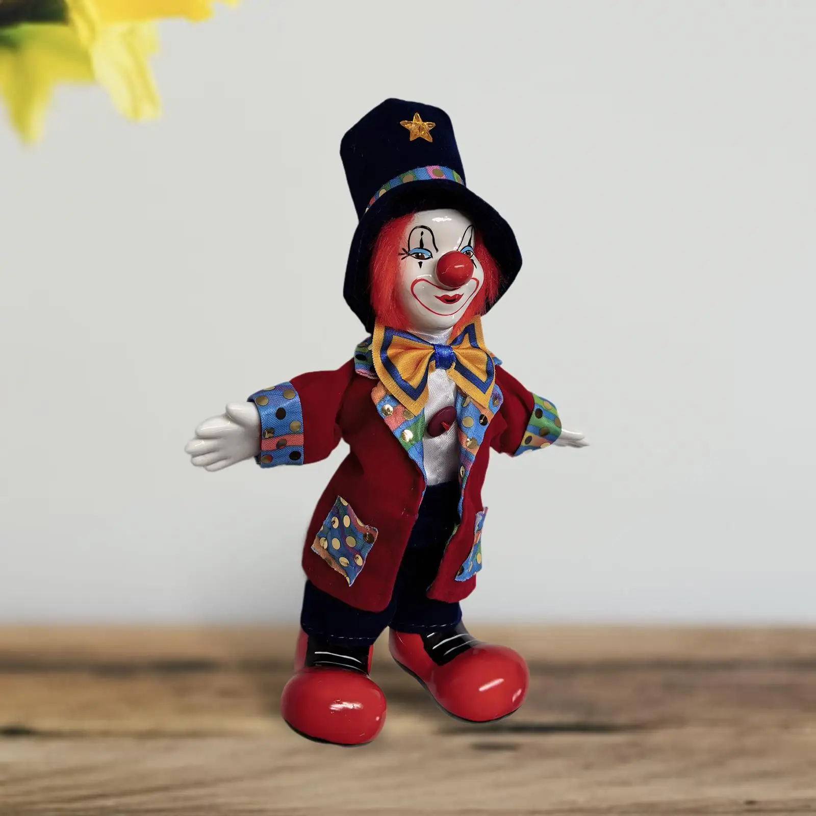 광대 인형 장식 수집 공예 도자기 광대 모델, 18cm, 데스크탑, 집, 파티 장식..