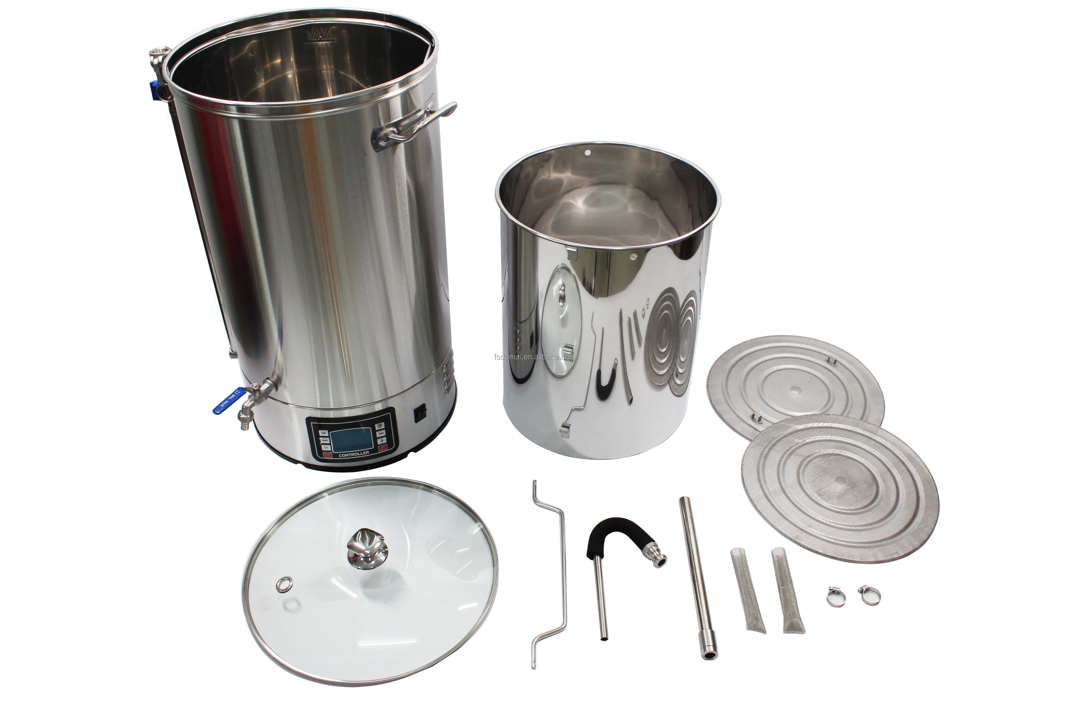 Home Brewing Equipment for Brewing Electricity - Complete Kit with Grains Yeast