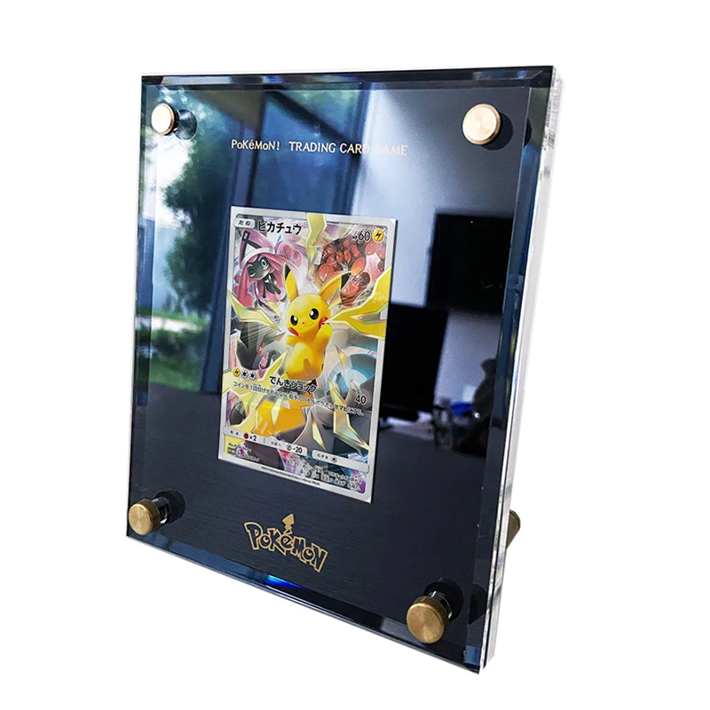 

New Pokemon Ptcg Cynthia Marnie Lillie Acrylic Standing Display Stand Does Not Include Cards Card Collection Hd Display Frame