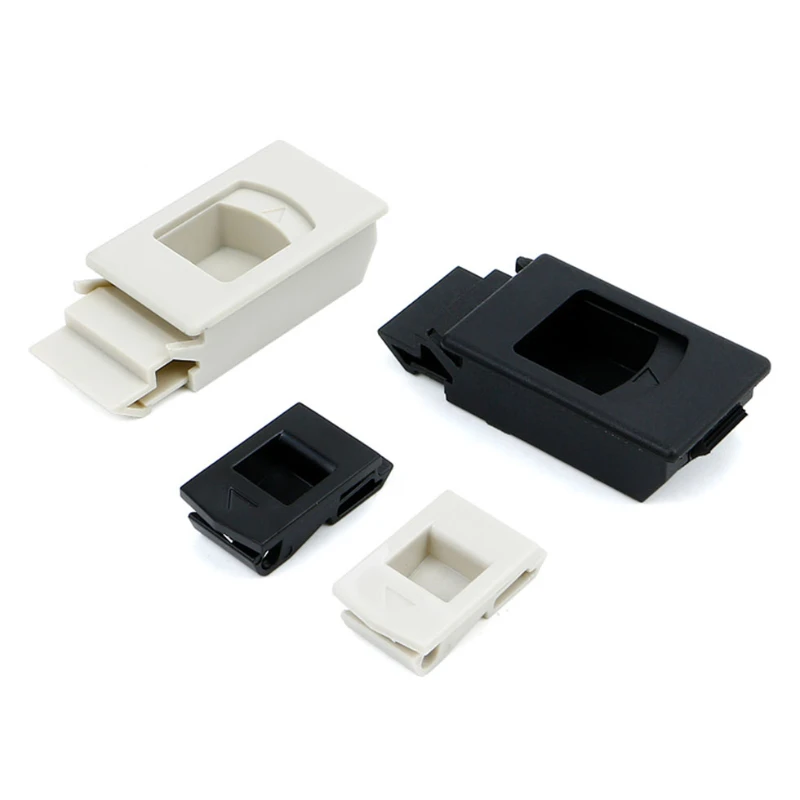 Side Door Buckle 5pcs DK725-3B MS735 Push Concealed Handle Nylon Plastic PP Snap Action Hasp MS725 toggle latches,buckle clamp