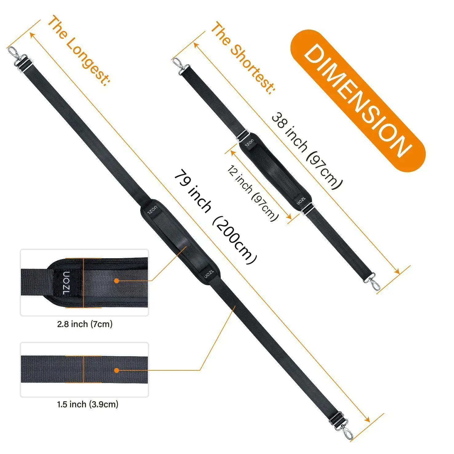EUEELES ROPE SHOULDER STRAP ブラックブラウン EUEELES ROPE SHOULDER STRAP ブラックブラウン スマートフォン