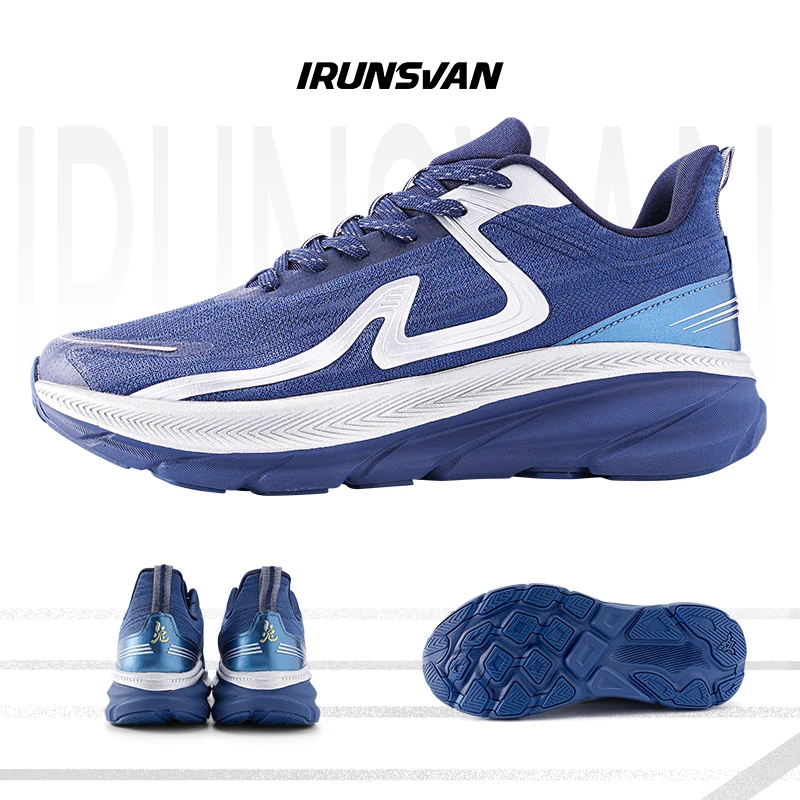 IRUNSVAN Original Air Cushion Running Shoes Fitness Jump Exercise Breathable Sports Shoes Men's Walking Shoes