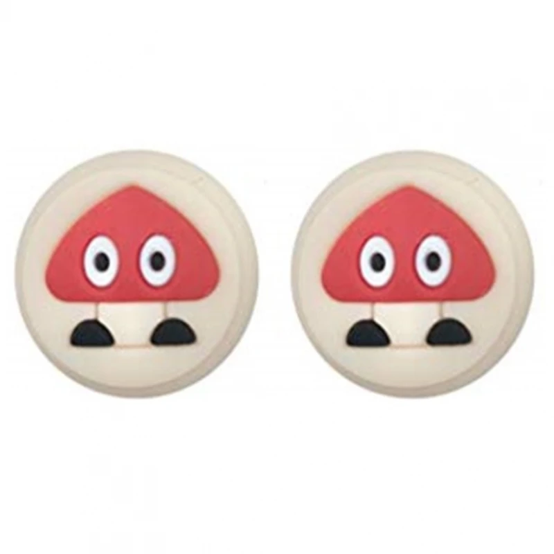 Impugnature Joystick Per Nintendo Switch, Lite, Gomma Protettiva, Goomba Super Mario # Nintendo Switch (Hac-001, Hac-001(-01)) # Nintendo Switch Lite 