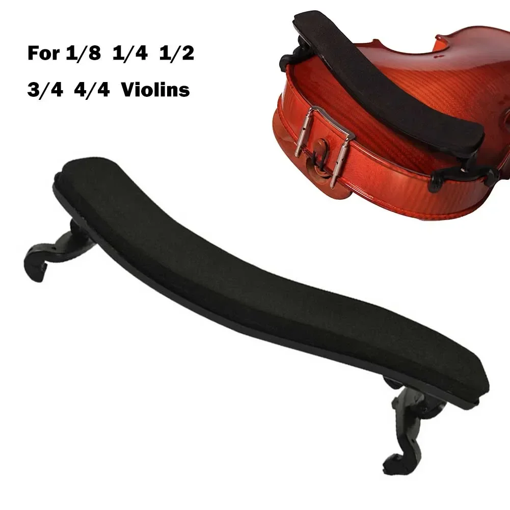 Violin Shoulder Rest Adjustable All Size For 1/8 1/4 1/2 3/4 4/4 Violins Soft Stringed Instrument Parts