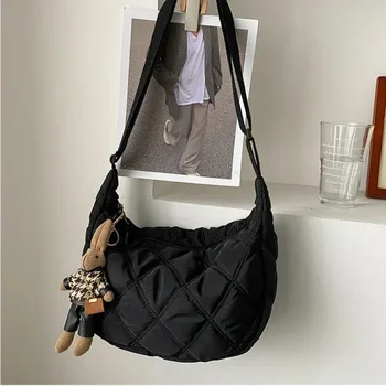 Borse a tracolla ricamate per donna Borse di grande capacità Borsa a tracolla a tracolla Borsa shopper Hobos di moda popolare femminile Sac