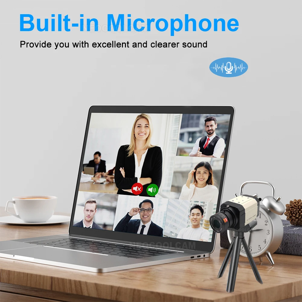 2K Full HD Webcam Microphone 30fps USB Camera 3MP 5-50mm Varifocal CS Lens UVC Plug And Play OTG for Youtube Video Calling pc webcam,pc web camera,computer camera