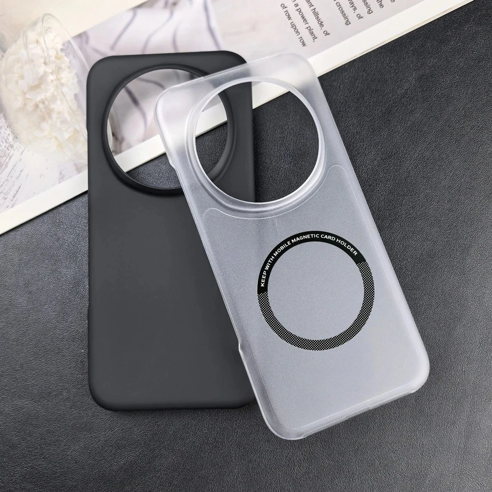 Sleek Matte Anti-Drop Magnetic Phone Case with Anti-Fingerprint Hard Back Cover