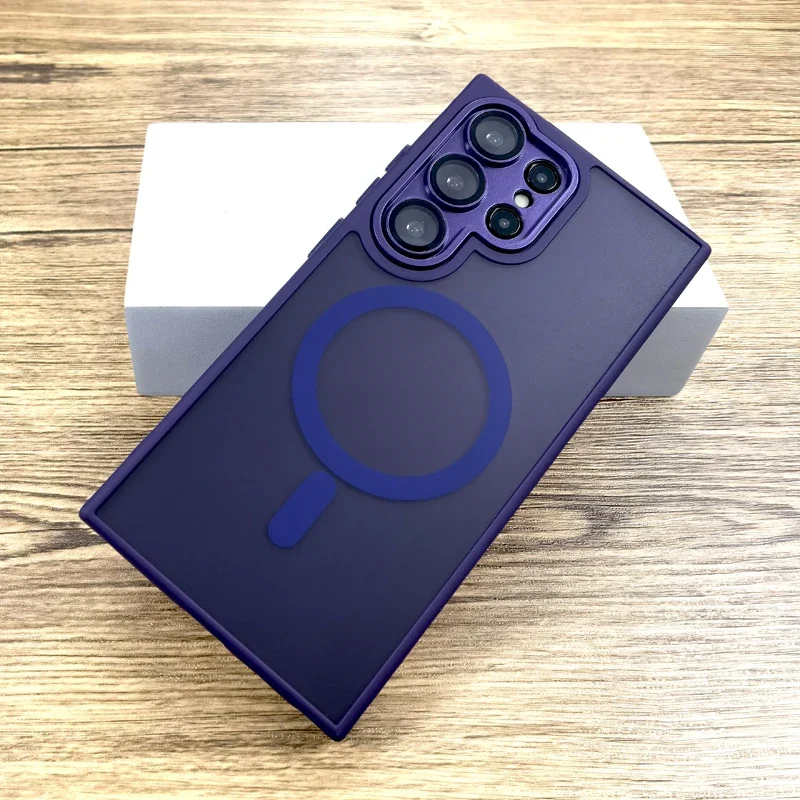 Luxury Magnetic Translucent Matte Case with Magsafe Wireless Charging Compatibility
