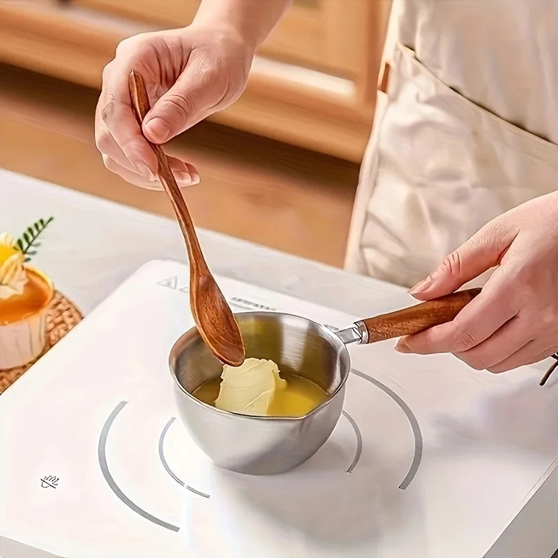 150&300ml 120&200ml Stainless Steel Mini Butter Melting Chocolate Cheese & Omelets Waterproof Kitchen Essential