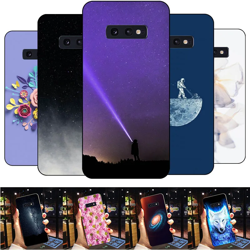 Custodia In Silicone Per Samsung Galaxy S10E S10 E Sm-G970 5.8 "Custodie Custodia In Tpu Carino Per Samsung S10E Cover Posteriore Fundas Bags