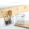 Metal Hanging Cutlery Holder Drainer Spoon Fork Chopsticks Storage Basket Rack Kitchen Tool Organizer Tableware Tube Jy25 20 2