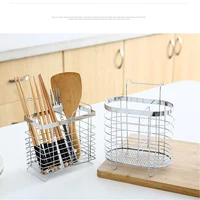 Metal Hanging Cutlery Holder Drainer Spoon Fork Chopsticks Storage Basket Rack Kitchen Tool Organizer Tableware Tube Jy25 20 2