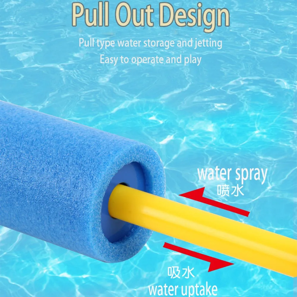 35cm EVA Foam Water Gun Cartoon Animal Head Waterguns Summer Swimming Pool Party Game Child Outdoor Entertainment Toys
