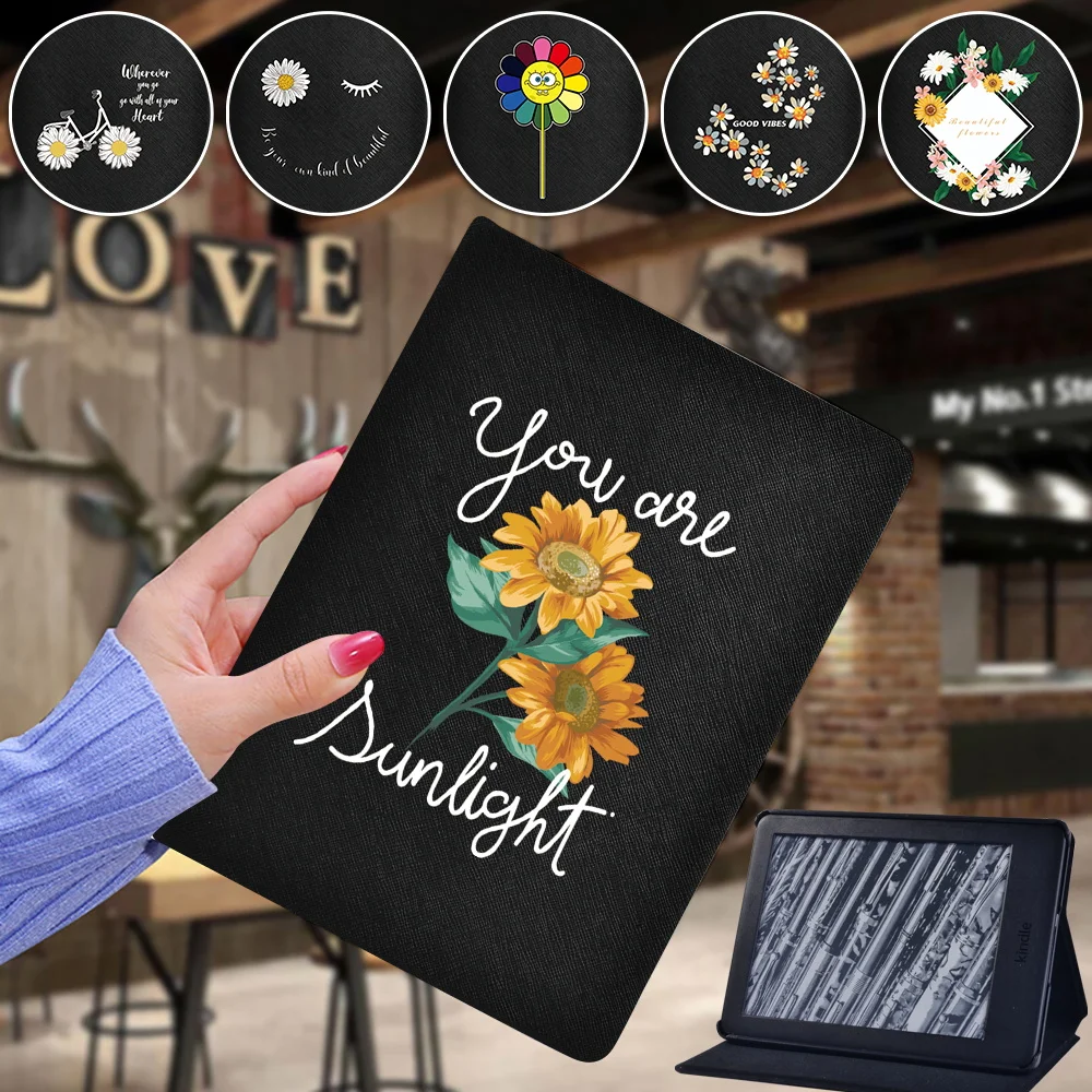 

For Amazon Kindle Paperwhite 5/Paperwhite 4/Paperwhite 1 2 3/Kindle 10th/Kindle 8th Anti-drop Leather Foldable Stand Tablet Case