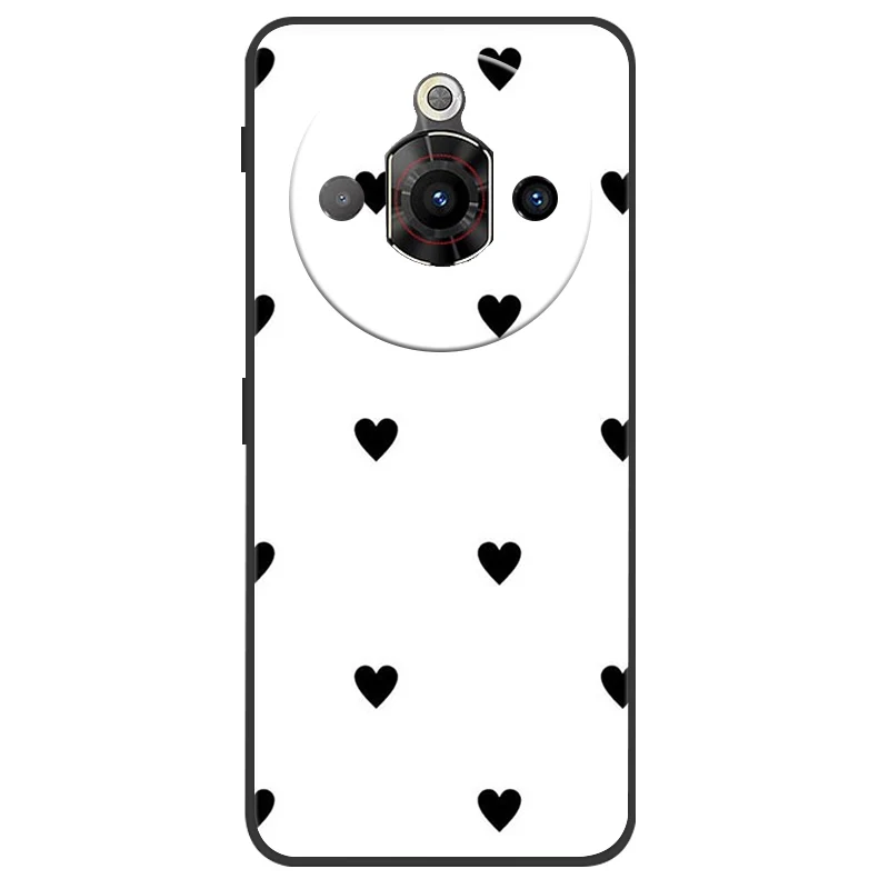 ZTE Nubia Focus Pro Black Silicone TPU Soft Phone Cover - Protective Back Shells