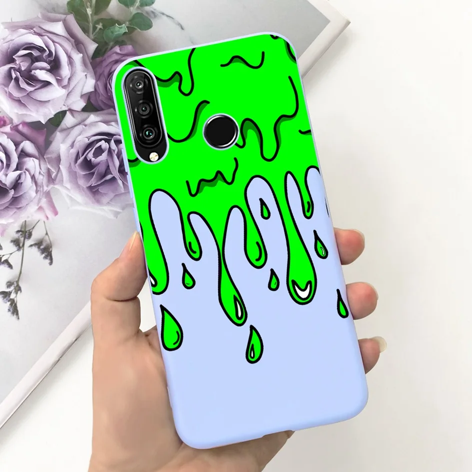Floral Space Pattern Soft Silicone Phone Case