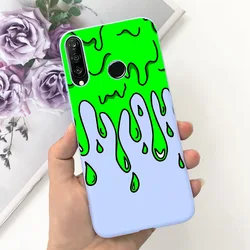 Floral Space Pattern Soft Silicone Phone Case for Nova 4e (Case-c07)