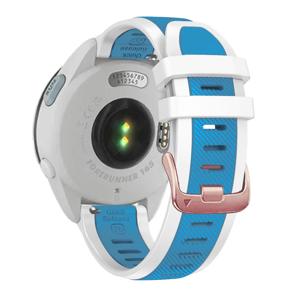 Versatile Silicone Watchband - 20mm Strap Replacement Bracelet