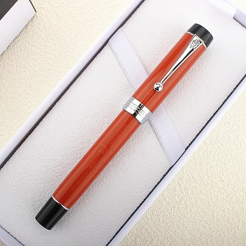 Jinhao 100 Centennial Resin Fountain Pen EF/F/M/Bent Nib Ink Pen Converter School Business Writing Gifts Pens 0.5mm Nib