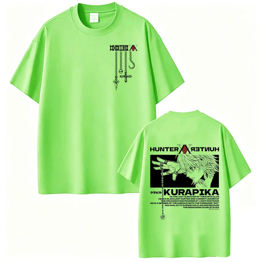 Japanese Anime Kurapika Graphic Oversized Streetwear T-Shirt