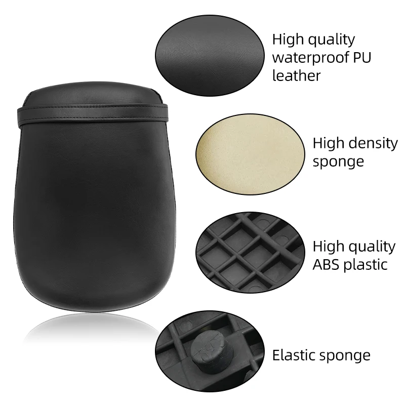 Motorcycle Seat Set For Yamaha V-Star 1100 Classic (1999-2011) - PU Leather, Waterproof - Driver & Passenger Seats