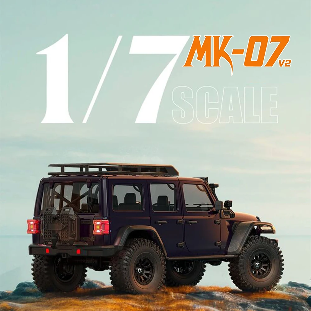 Dessous de la voiture RC tout terrain 1/10 4WD 2.4GHz montrant la suspension indépendante et les amortisseurs.