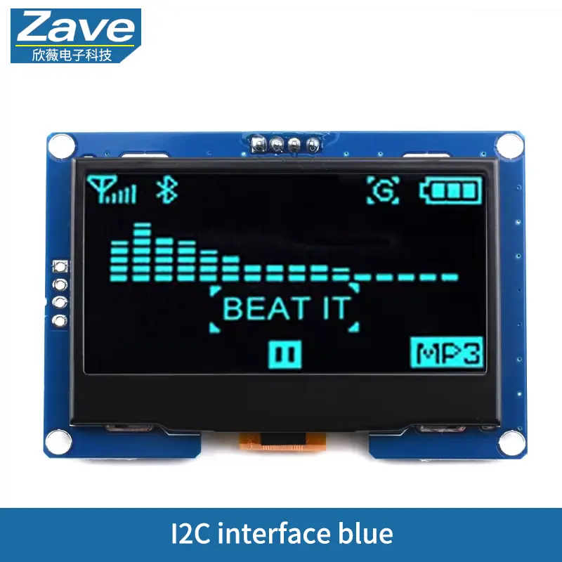 2.42" 2.42 inch OLED Display Module 128x64 LCD HD Screen Module SSD1309 7 Pin SPI/IIC I2C Serial Interface for Arduino UNO R3 image 10