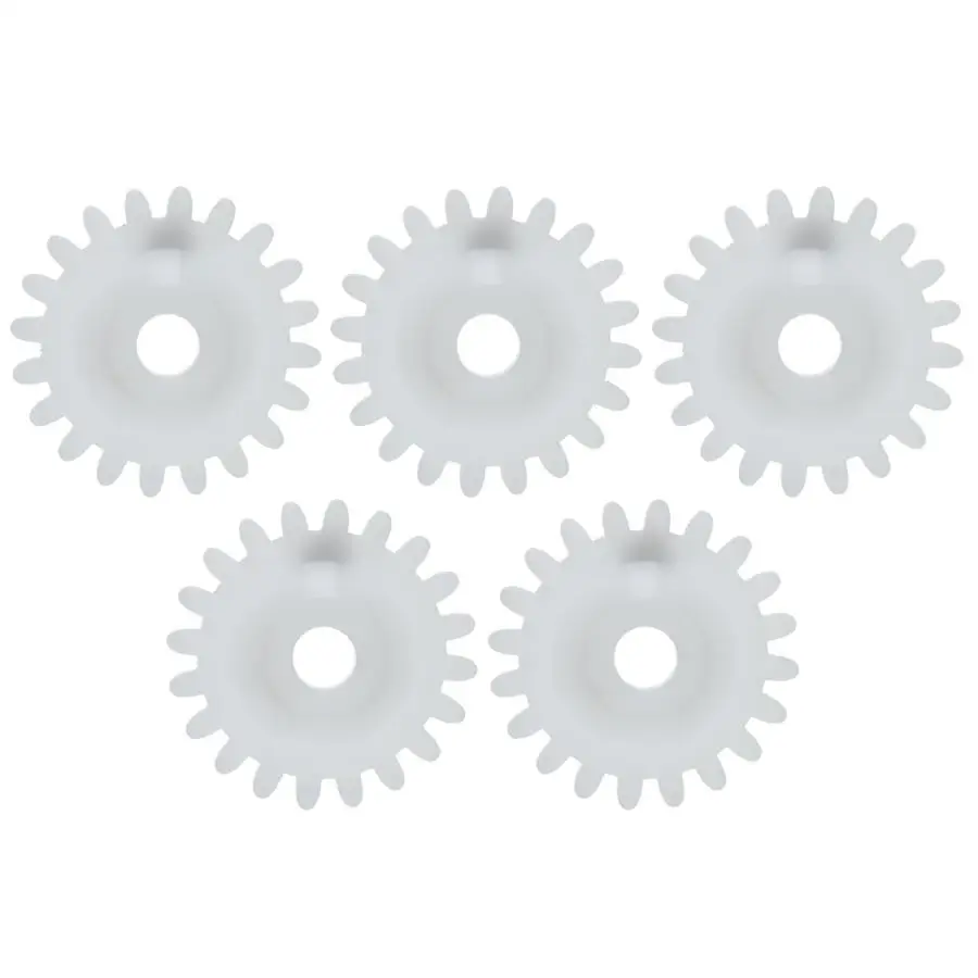 

5 Pcs White Plastic Gear Knitting Machine Spare Part Compatible with For Silver Reed