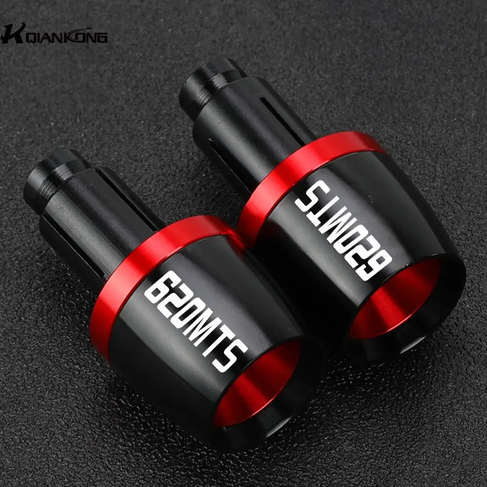 

Motorcycle Universal Handle Bar Ends Grips 22mm Handlebar Counterweight Plug Slider FOR DUCATI 620MTS 2003 2004 2005 2006 620mts