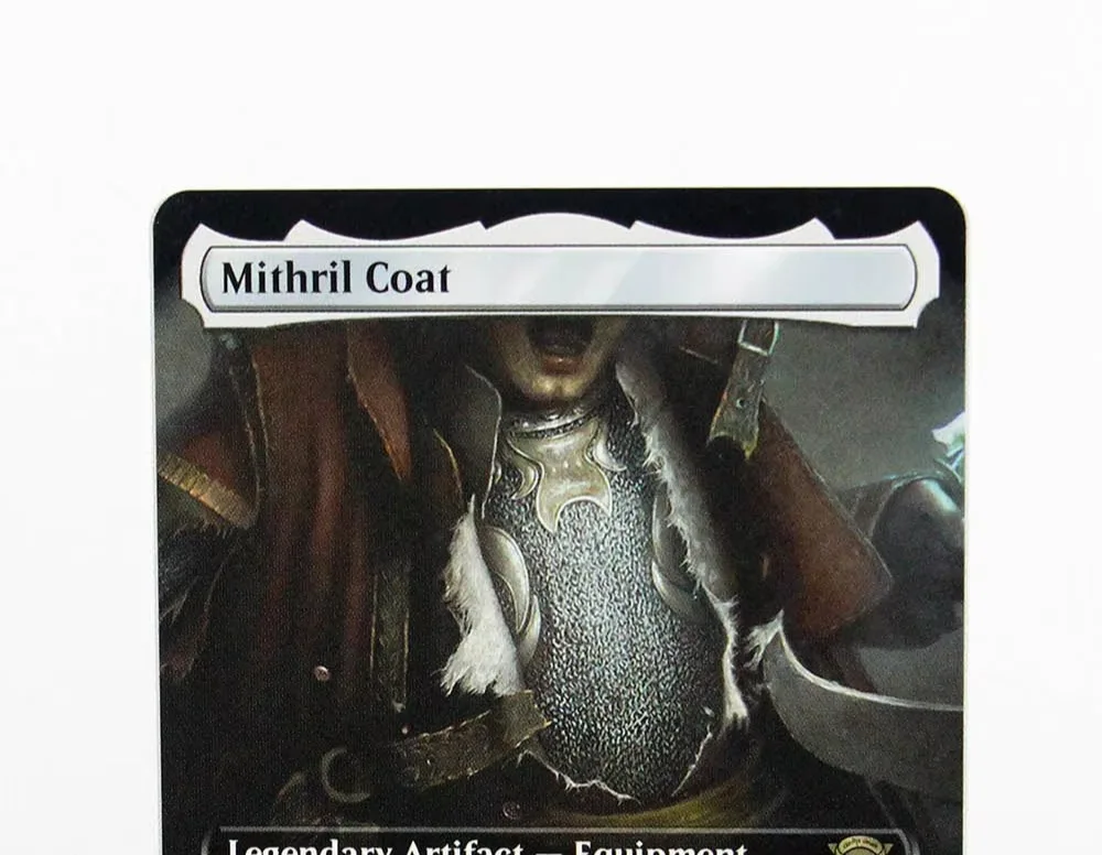 LTR holo TCG Magical Proxy Cards Game Quality Proxy Mithril Coat Storm Sauron Gathering Board Playing Game Trading Cards board games game cards collectible cards