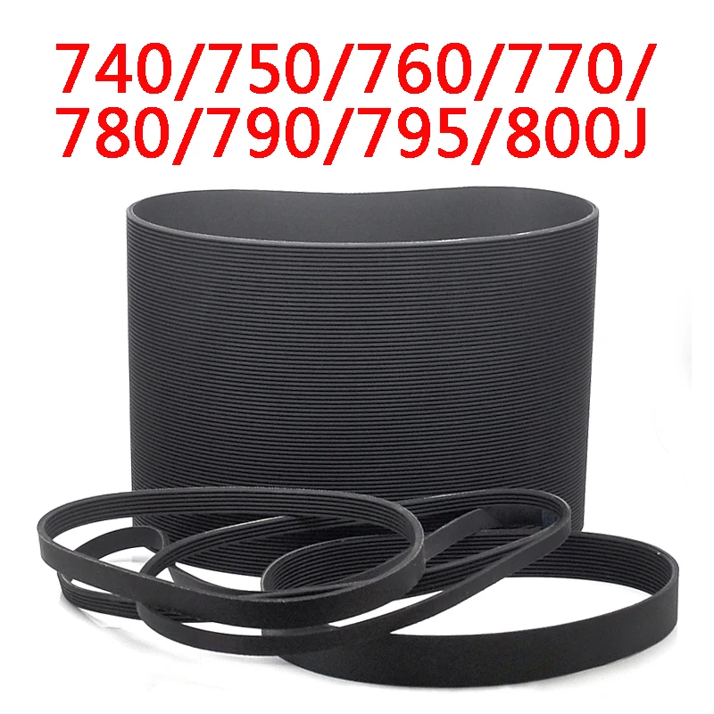 

740/750/760/770/780/790/795/800J Rubber Multi - Wedge Belt Poly Rib Wedge Belts Transmission PJ Groove