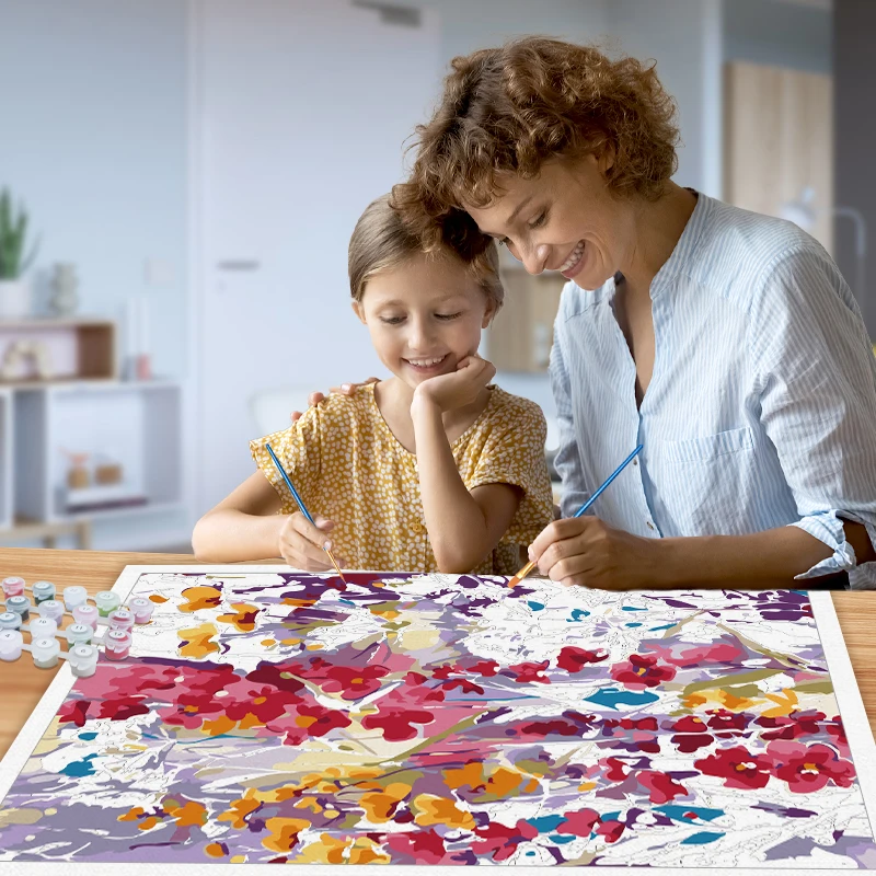 Tela Para Pintura Infantil Colorir Pintar Canvas Lua e Unicórnio