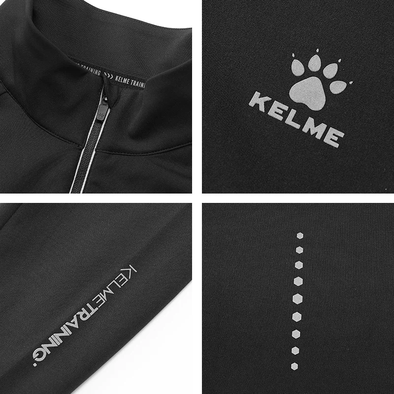 新品＊KELME＊ストレッチニットフーディー KELME Men's Tracksuit Running Fitness Sports Sets Long