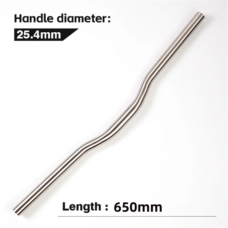 Ti Bicycle Handlebar Swallow-shaped Titanium Mountain MTB Bike MTB Riser Handle Bar 31.8 25.4