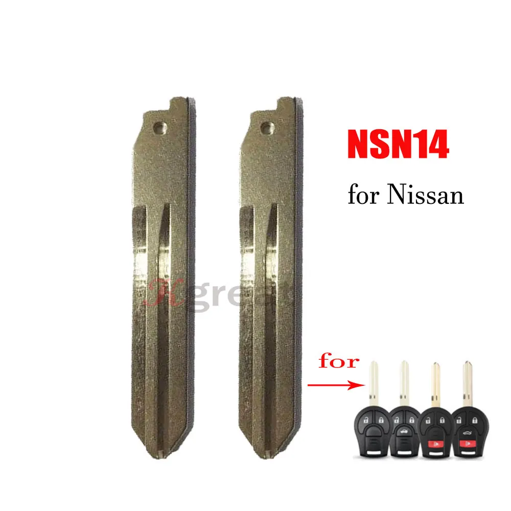 Фото Сменный ключ NSN14 для Nissan Versa, Sentra, Altima, Tiida, Maxima, 10 шт./партия №1