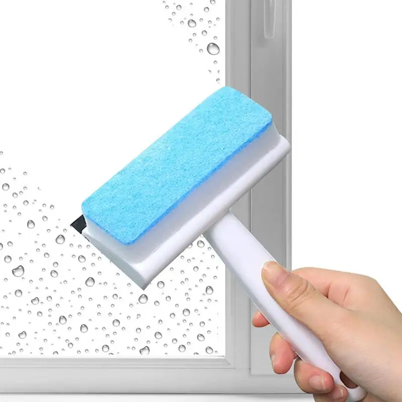 

Glass Wiper 2 In 1 Dual-use Sponge Window Cleaning Brush Wall Scraping And Washing Tool For Car Glass Window Cleaner Product