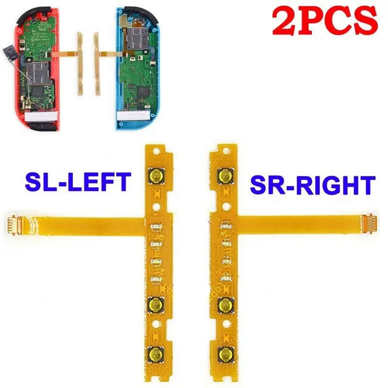 Replacement SL SR Left Right Sync Button Ribbon Flex Cable Set for