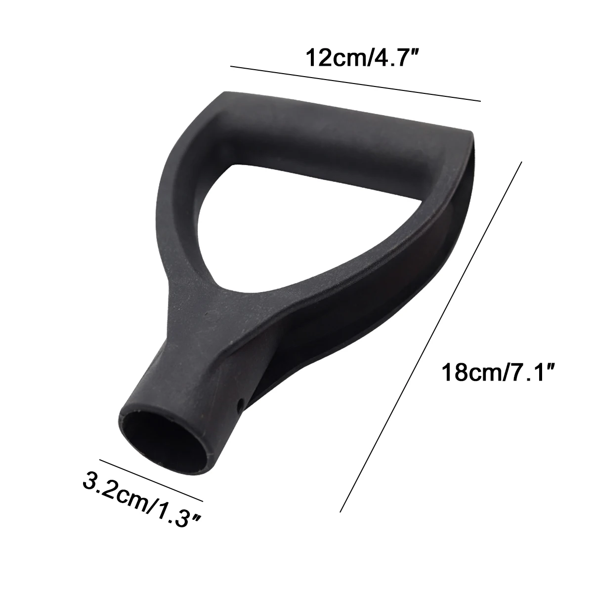Snow Shovel Handle Shovel Replacement Handle Portable Replacement Snow D Grip Digging Raking Tools