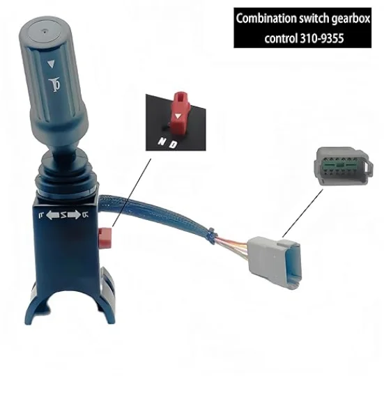 Joystick Control Transmission Switch 310-9355 Compatible with CAT Loader Models 420F 430F 432E 432F 442E 3109355