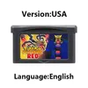 GBA Game Cartridge 32 Bit Video Game Console Card Pokemon Series Liquid Crystal FireRed Rocket Unbound Gaia Fan Made for GBA 4