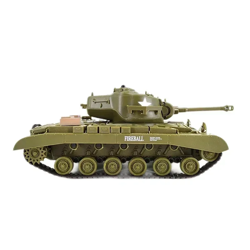 Infrared Battle Remote Control Tank 1:30 M26 M4a3 Tank Toys With Sound Led Military Model Tank Toy Adult Kids Birthday Gifts 6