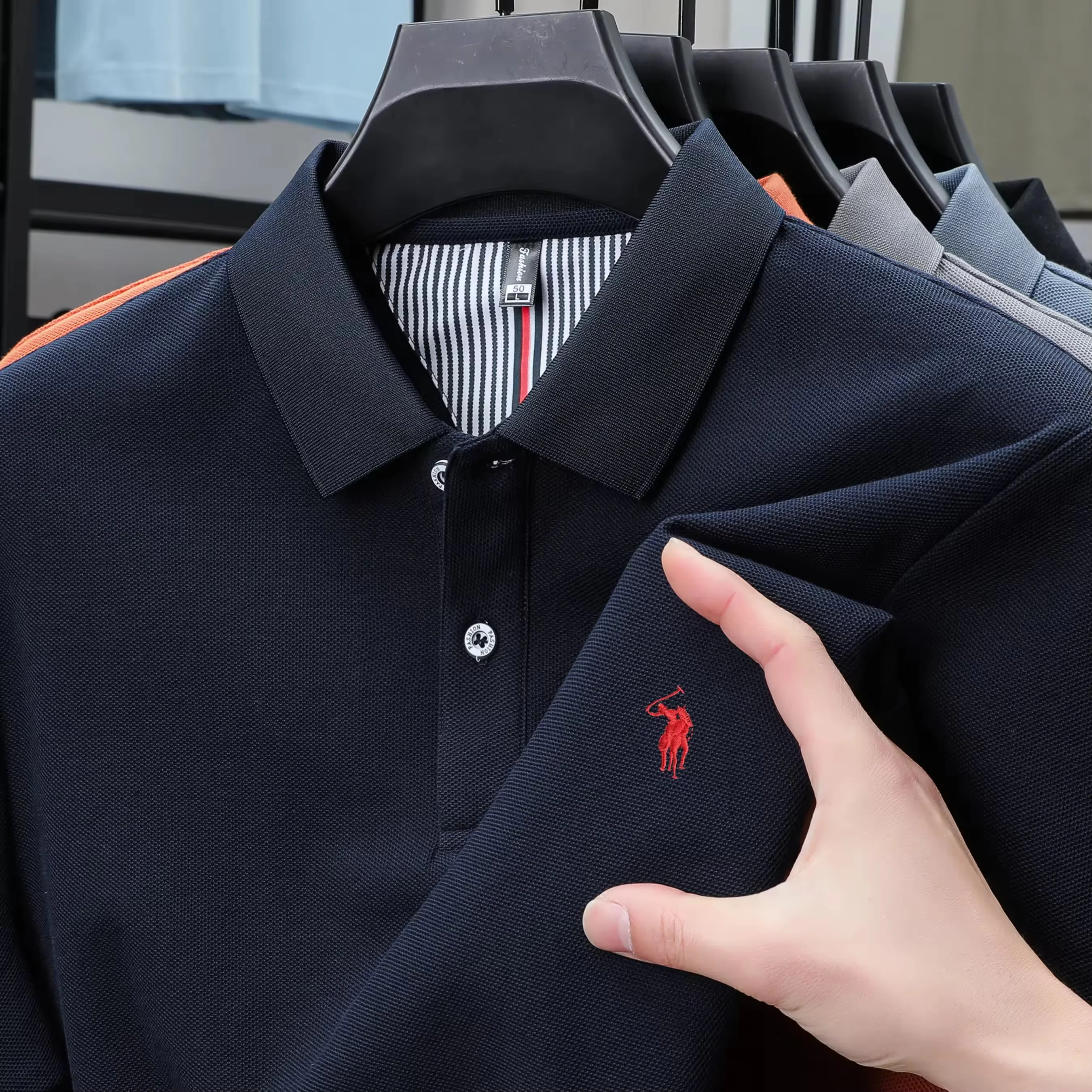 Premium Polo Stripe Knit Vest  (16-18Apr $368, 之後批發價$398）