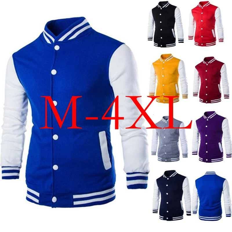 MensBaseballJacketSpringOutingCollegeVarsityCoatsSweatshirts