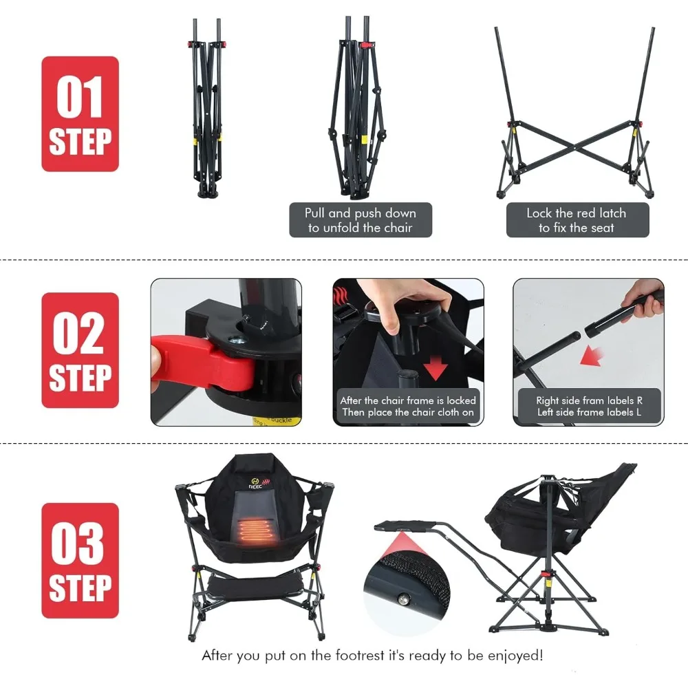 Heated Hammock Camping Chair 6