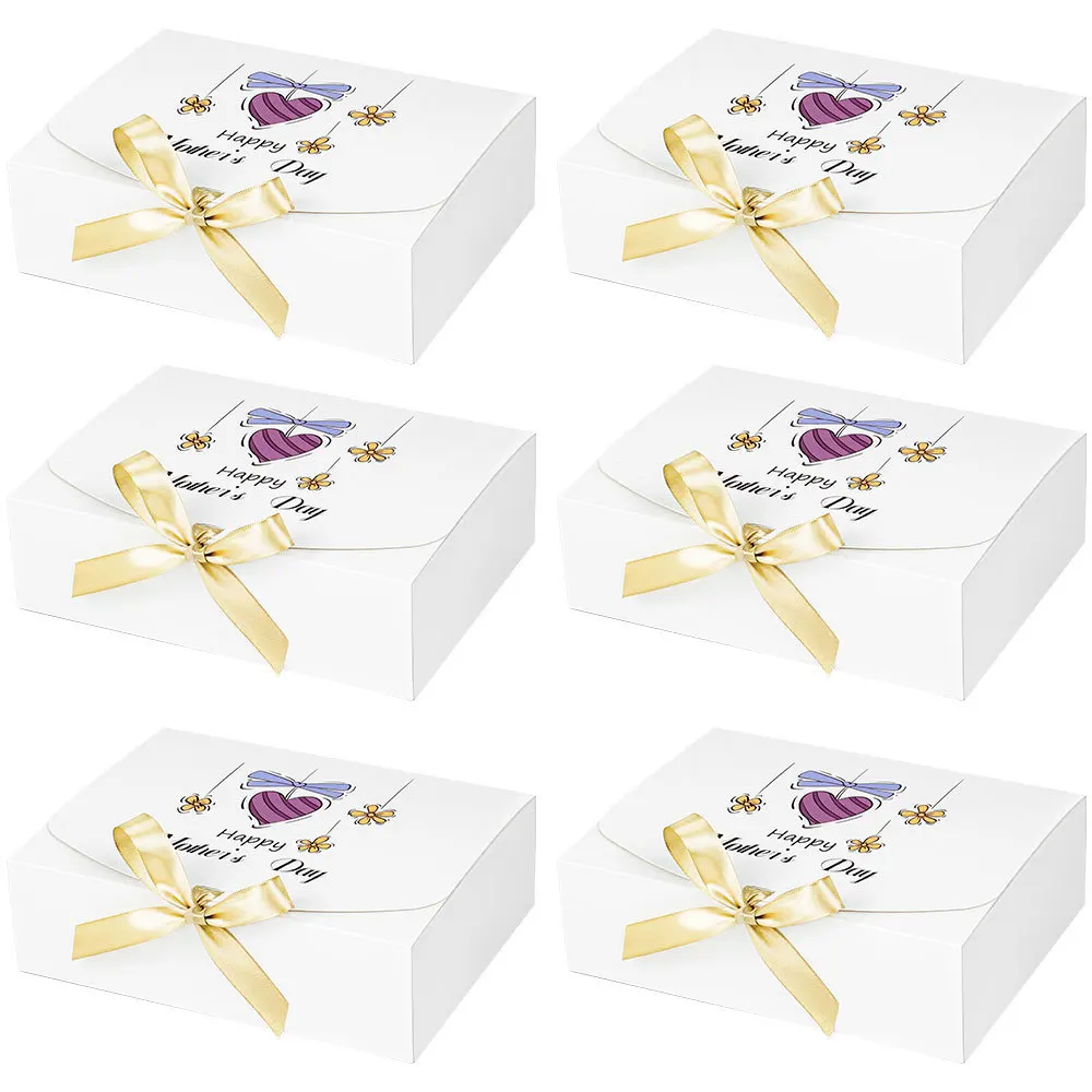 100 Teile/los Mutter der Tag Flip Box Kuchen Backen Verpackung Box Süßigkeiten Geschenk Box Premium Geschenk Box – Detail 1