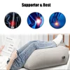 Inflatable Leg Pillow For Travel Camping Sleeping Foot Pillow Elevation Leg Pillows Portable Wedge Pillow Knee Cushion PVC Neck 4