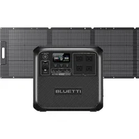 Solar Generator, Equipped with 200W Solar Panels, 1152Wh Portable Power Station, with 4 1800W AC Power Sockets 1