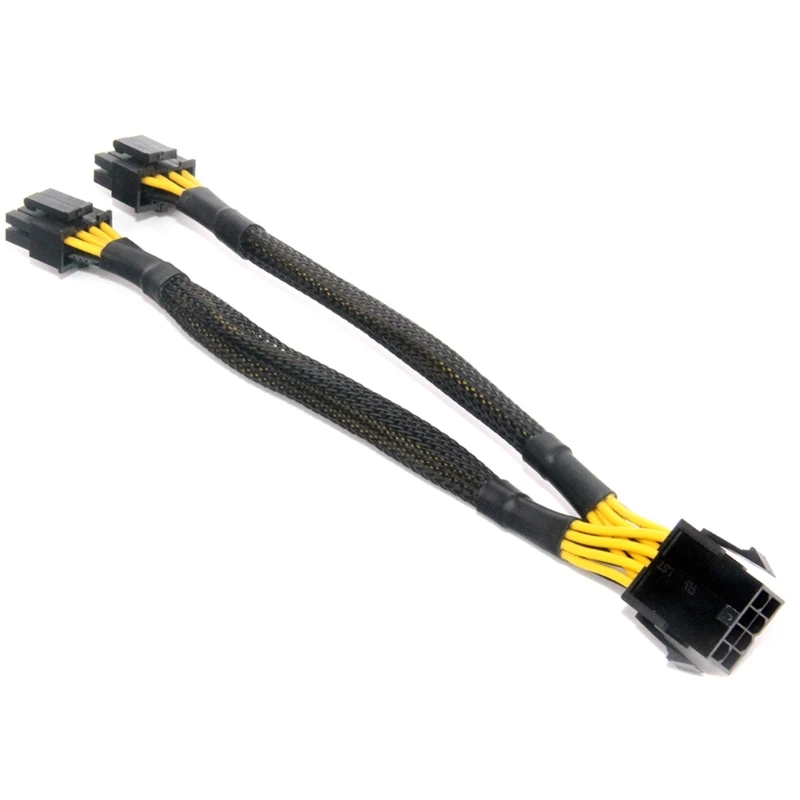 

8 Pin Female to Dual PCIe 2x 8Pin (4+4) Male Power Adapter Line Y Splitter Cable