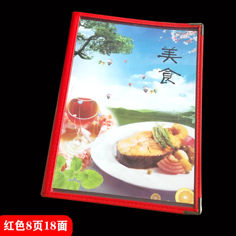 8 Slots A4 Panel Transparent Cover 16 Views Clear